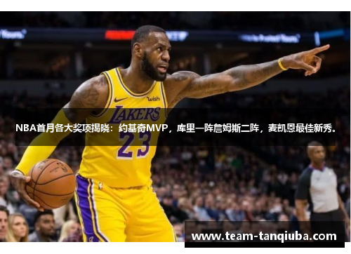 NBA首月各大奖项揭晓：约基奇MVP，库里一阵詹姆斯二阵，麦凯恩最佳新秀。